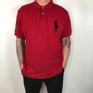Men’s Ralph Lauren Red Polo#214